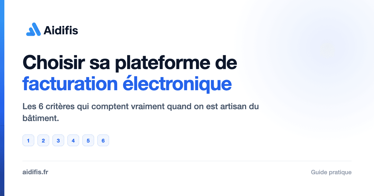 Article : choisir sa plateforme de facturation électronique